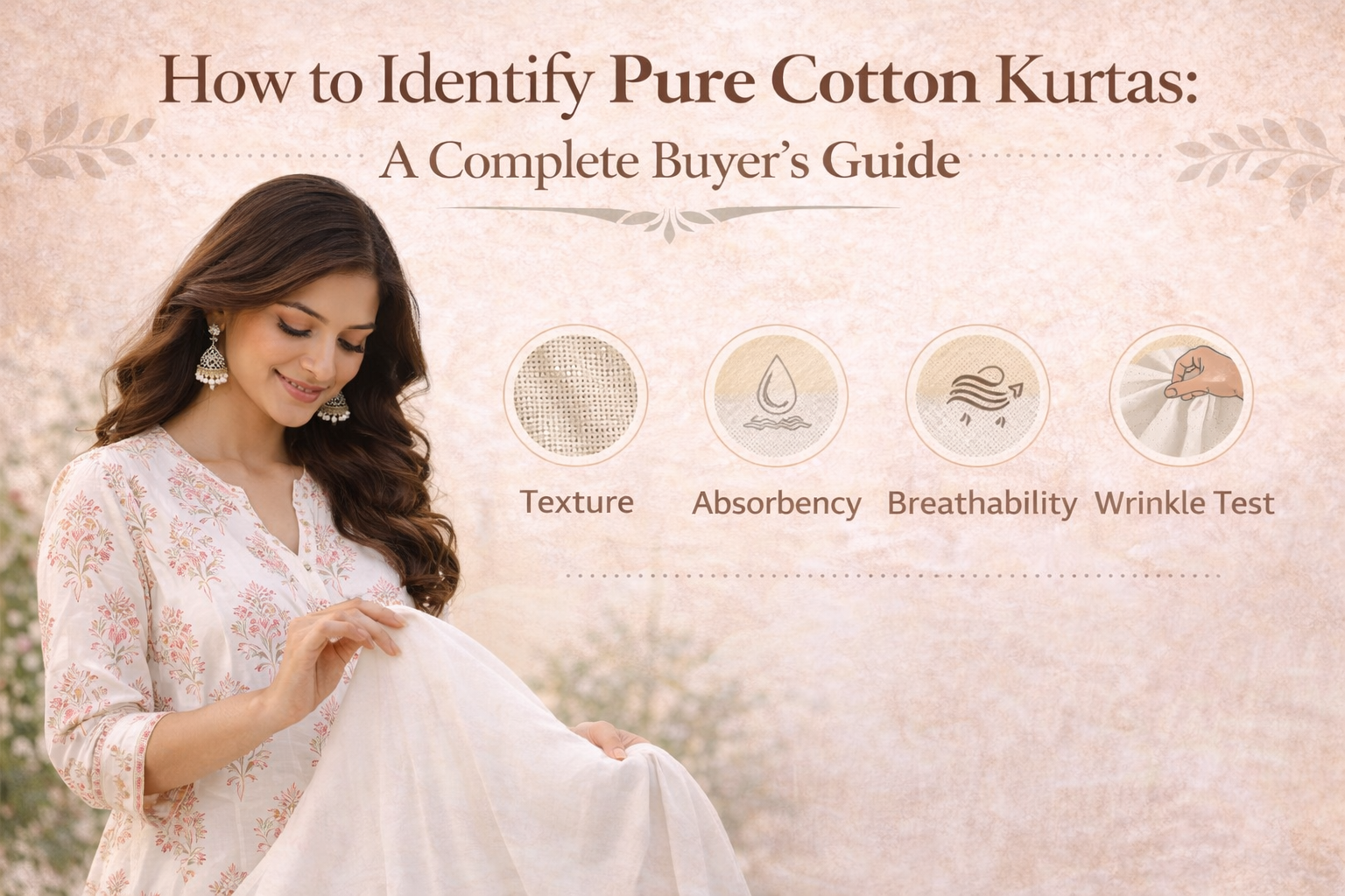 How to Identify Pure Cotton Kurtas: A Complete Buyer’s Guide