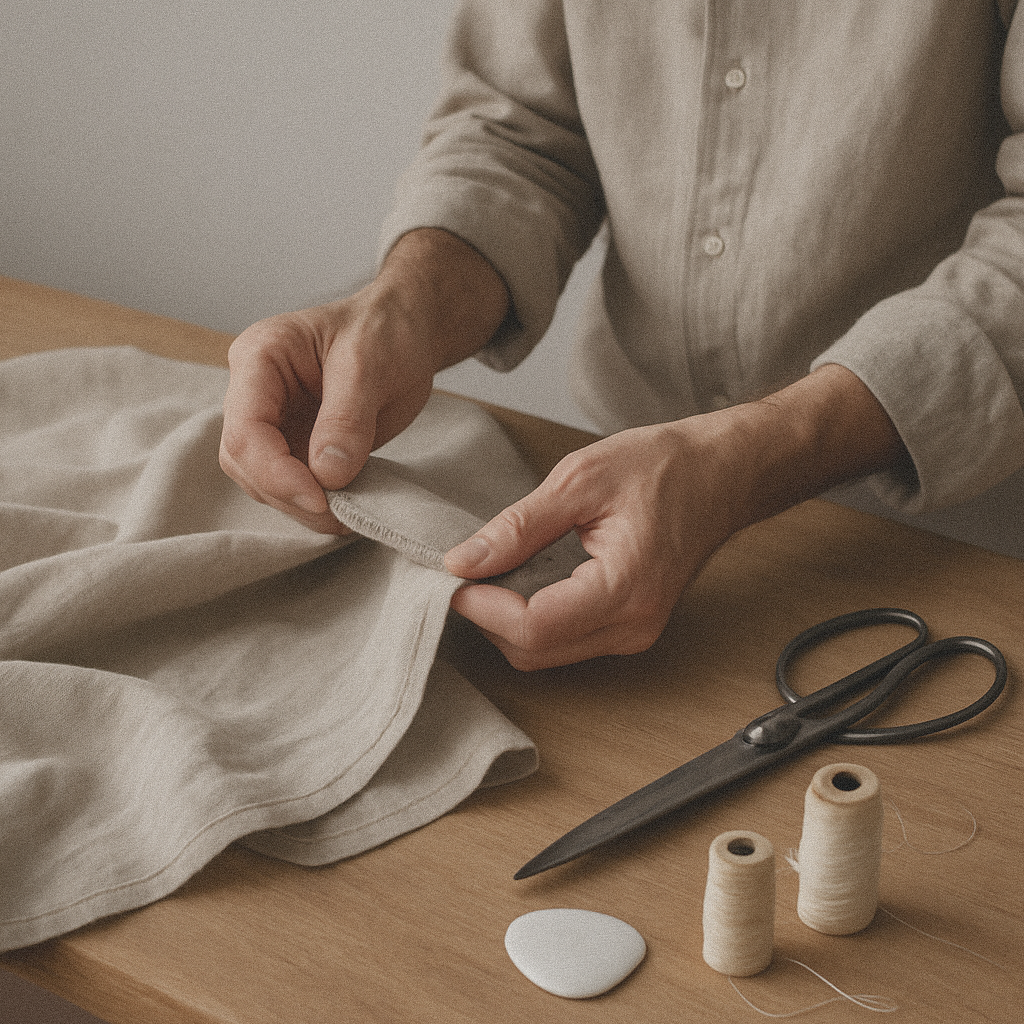 ''Every piece begins with honest fabric.”