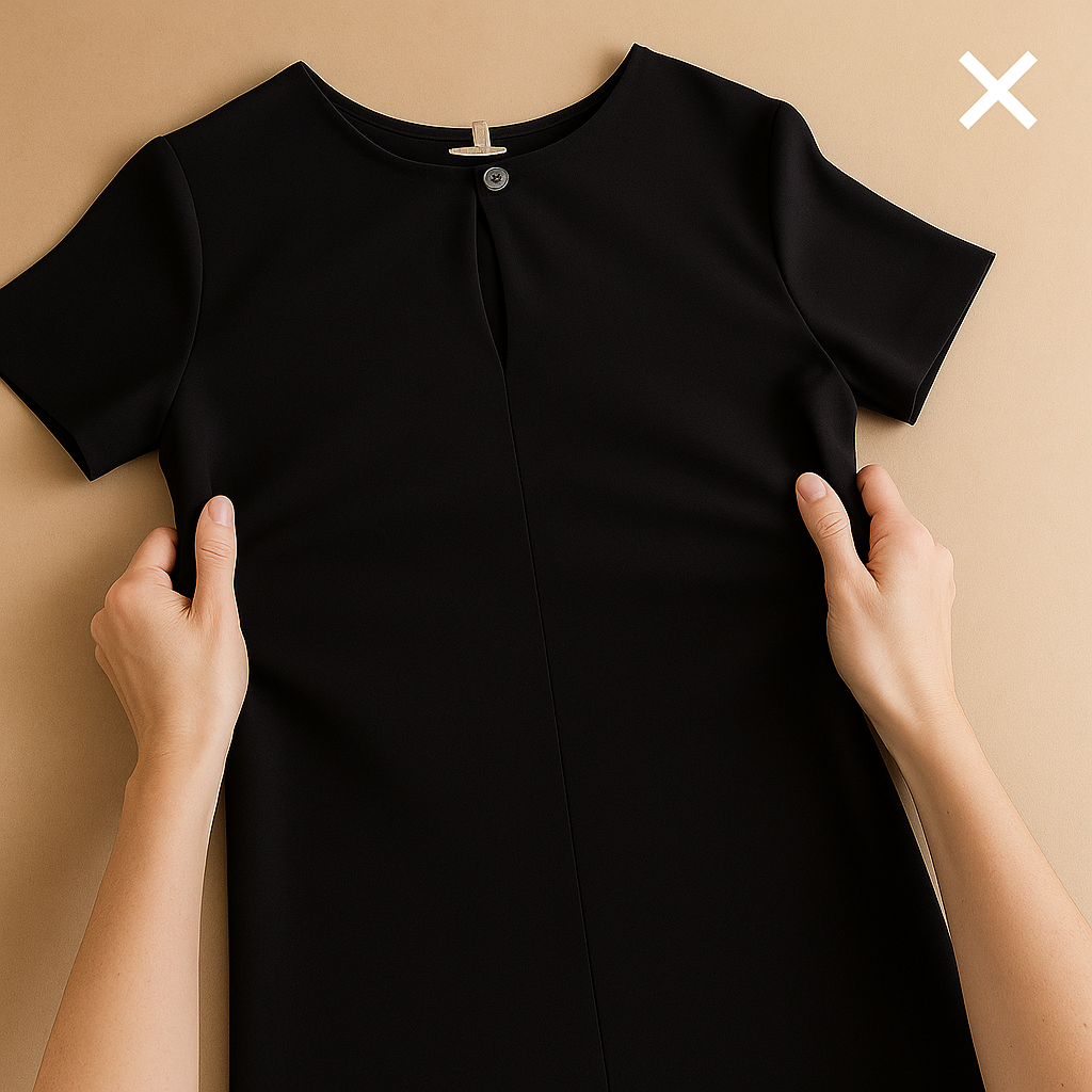 3. Don’t Stretch the Fabric