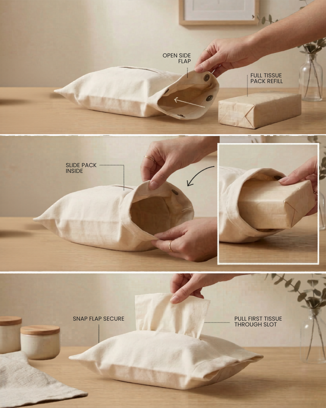 Fabric Tissue Cover