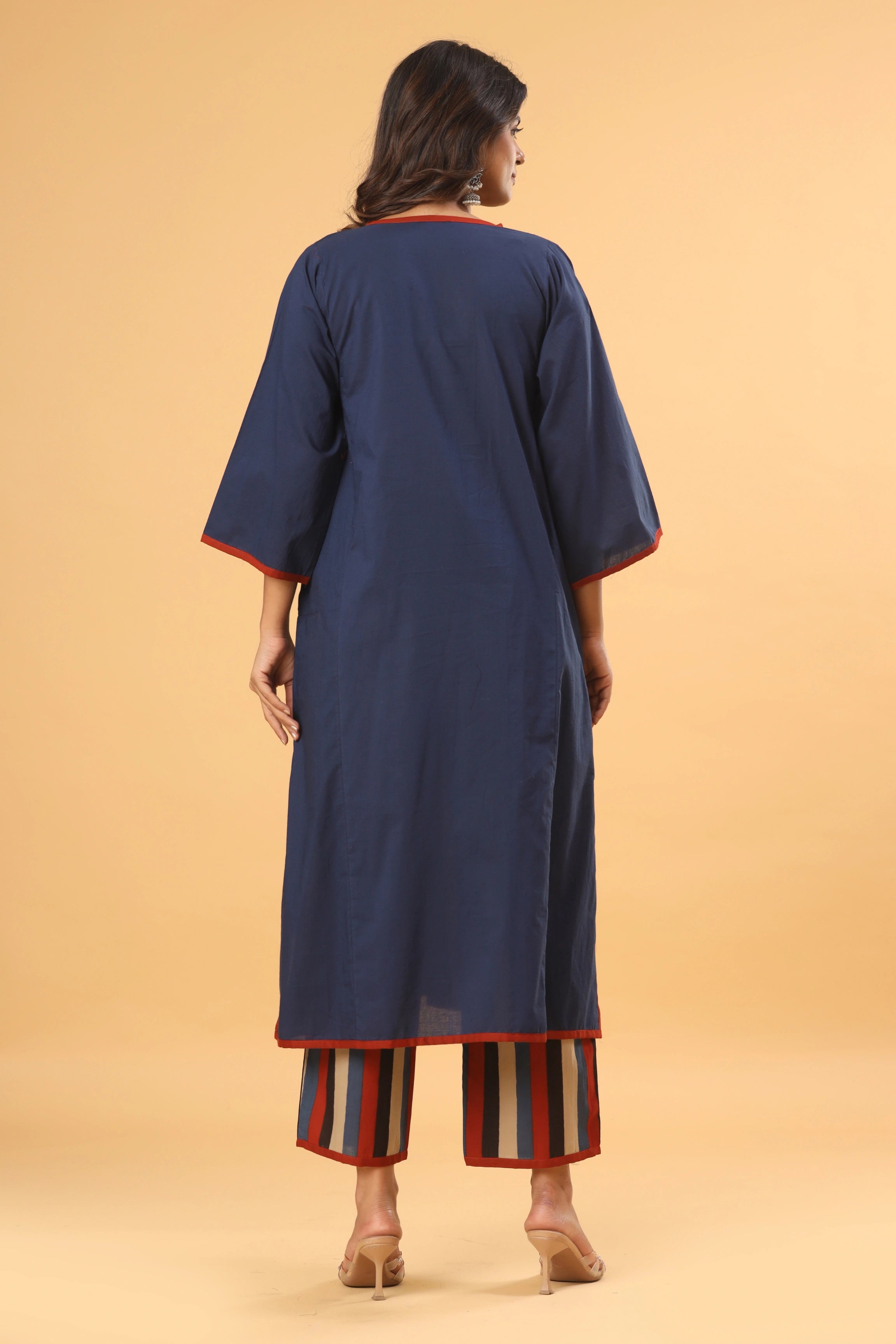 Neel A-line Kurta (Pants included)