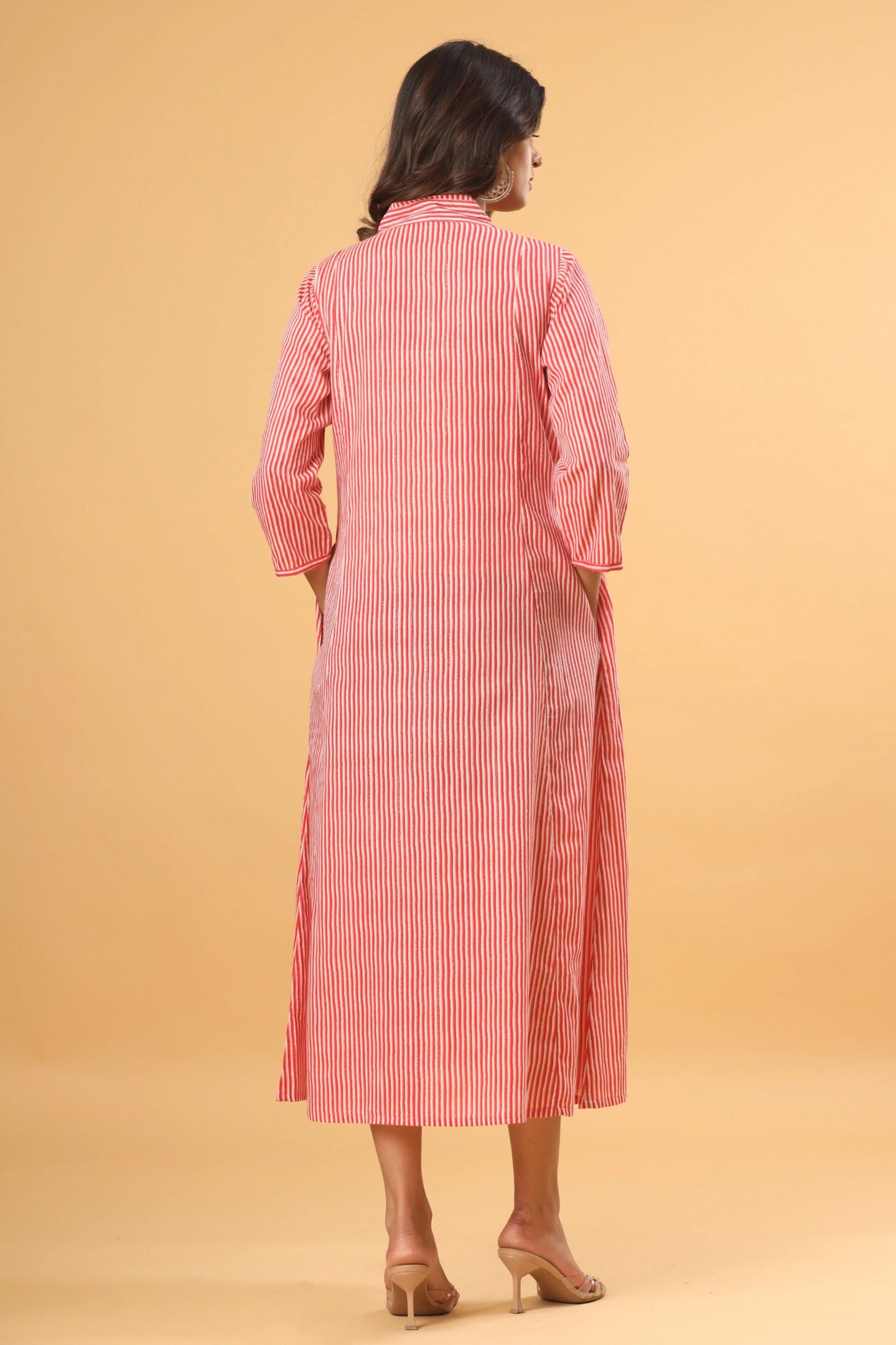 Zariya Striped Flared Kurti