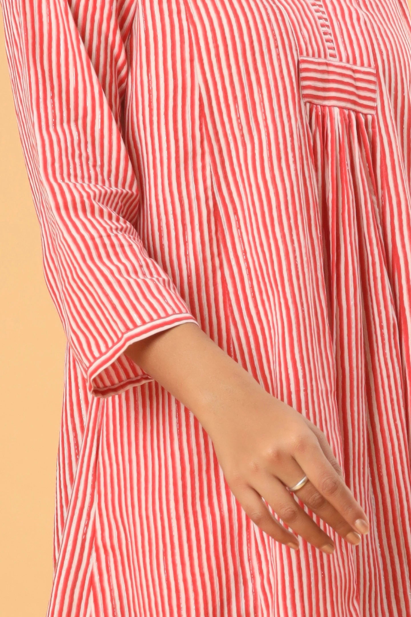 Zariya Striped Flared Kurti
