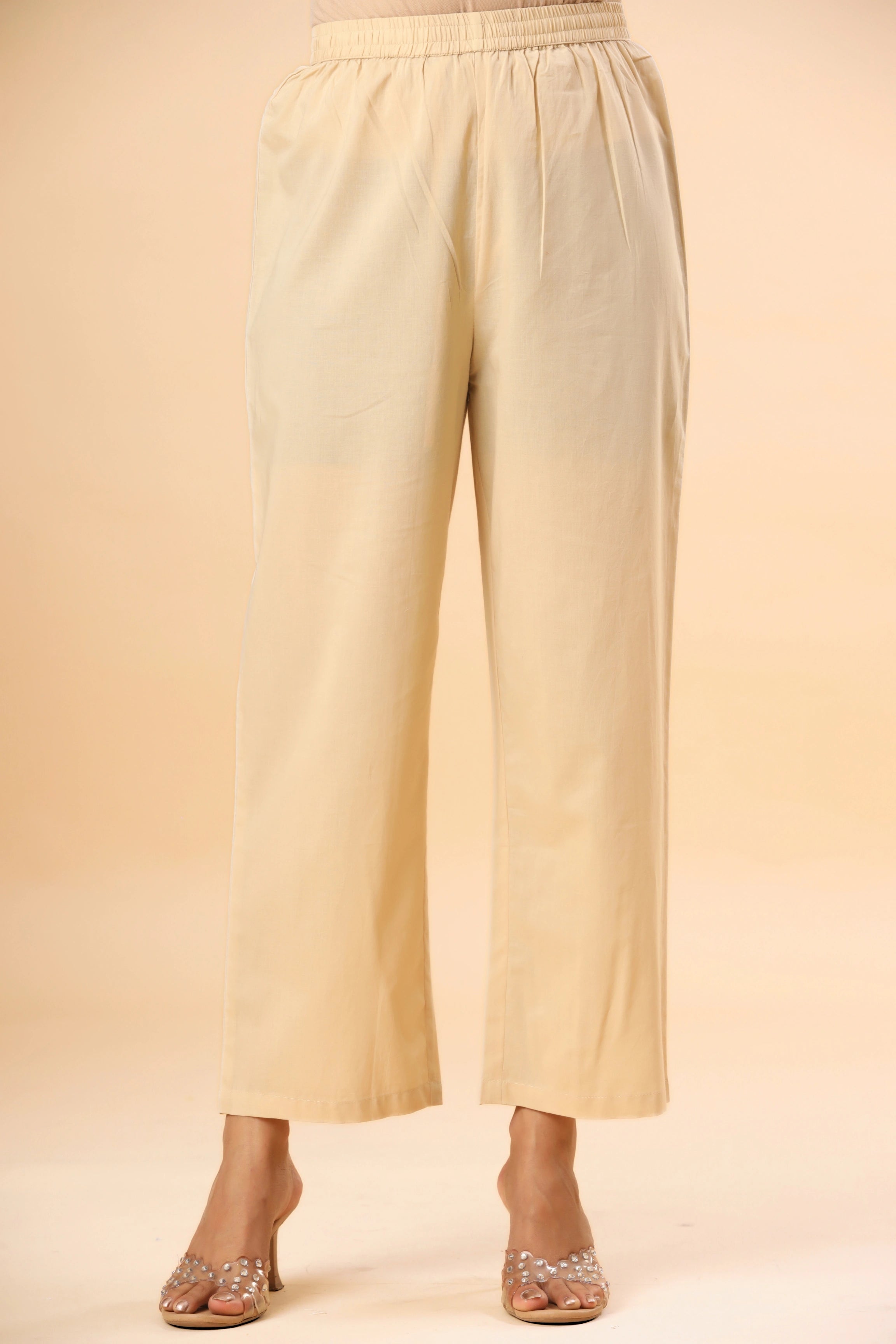 Viraasat Panelled Pleated Kurta (Pants included)
