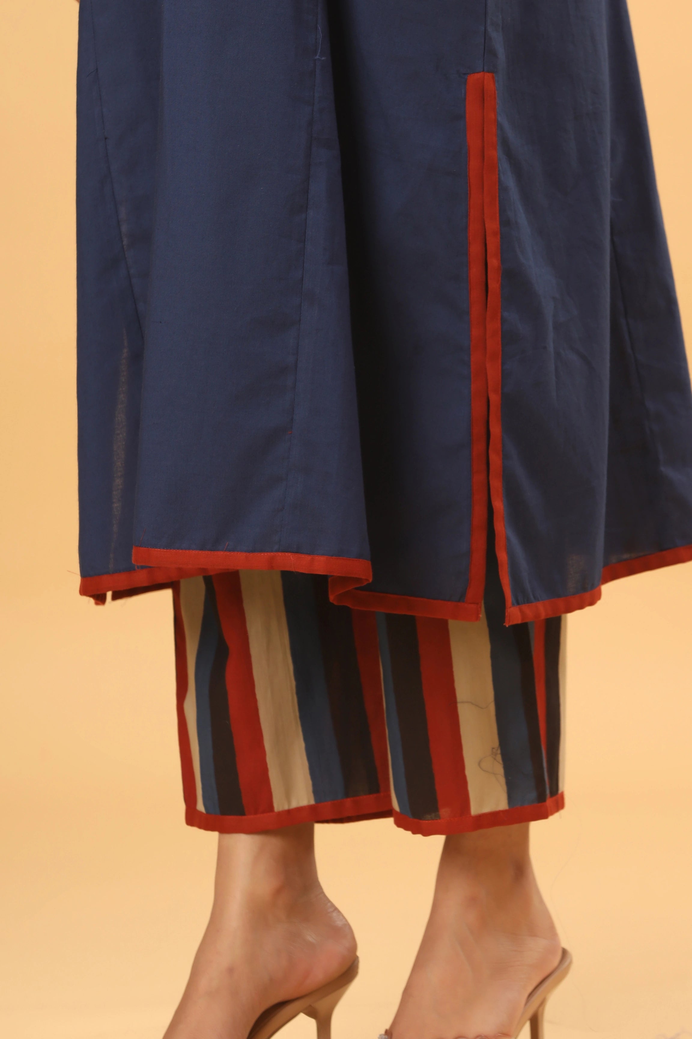 Neel A-line Kurta (Pants included)