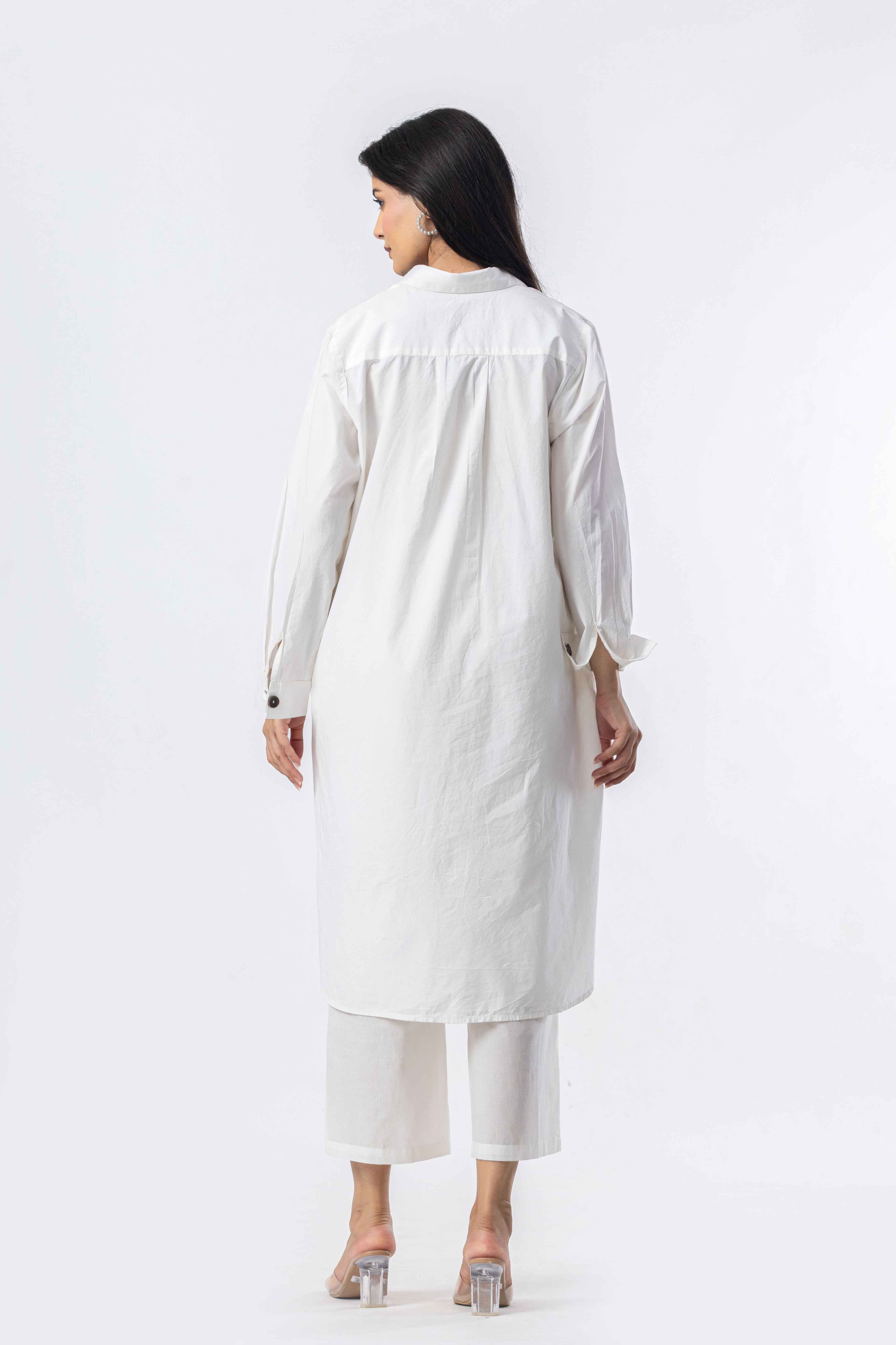 Ivory Cotton Co-ord Set