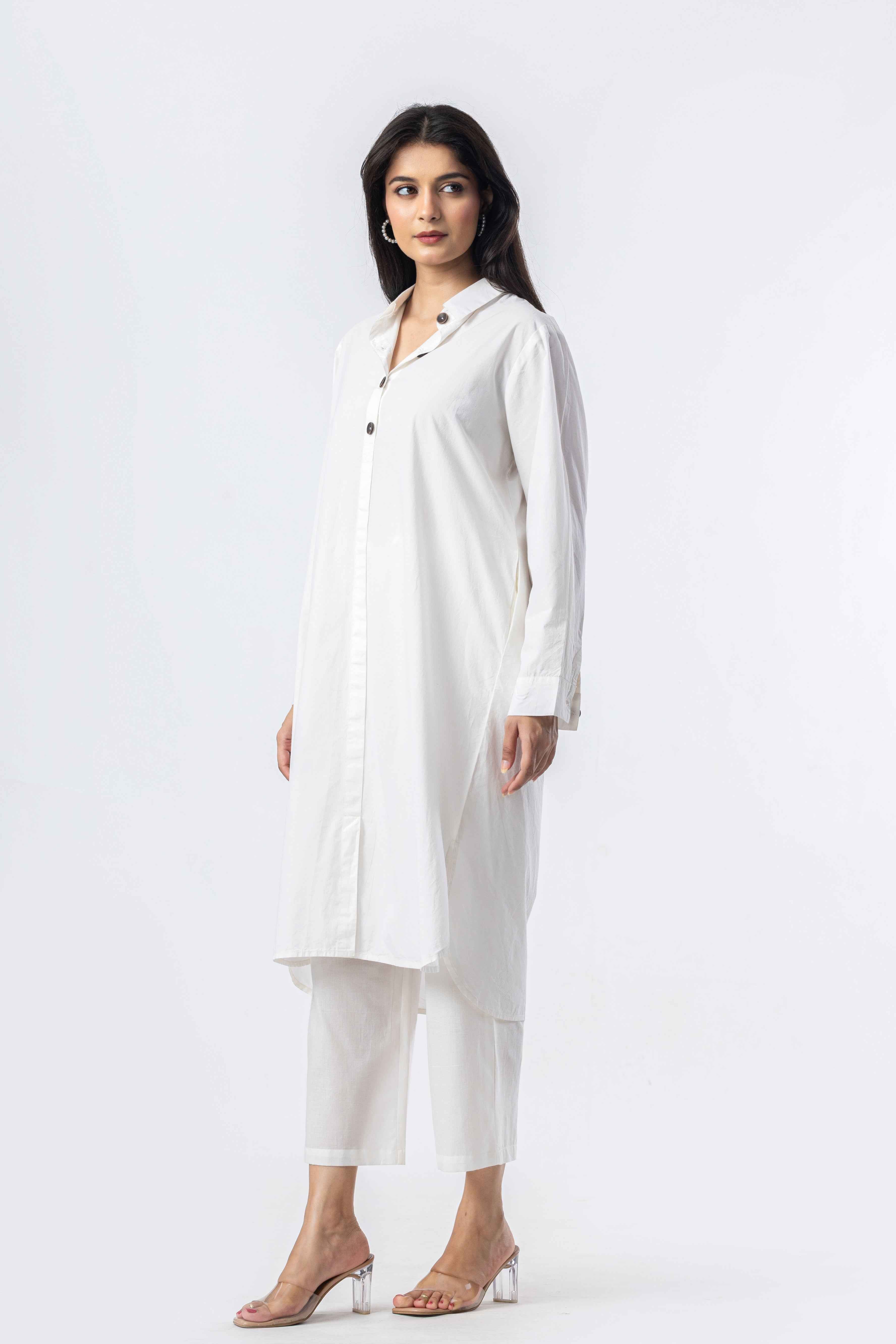 Ivory Cotton Co-ord Set