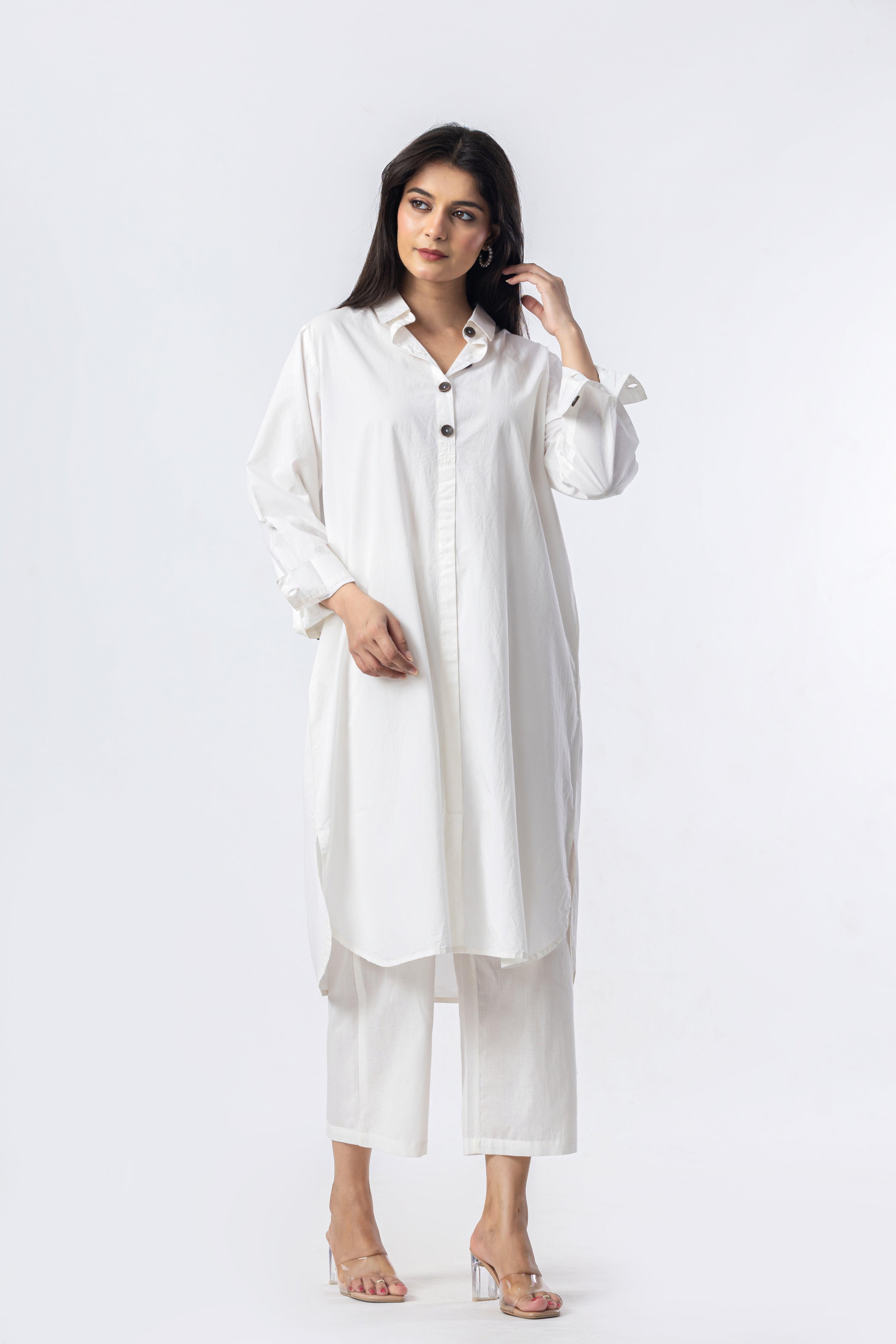 Ivory Cotton Co-ord Set