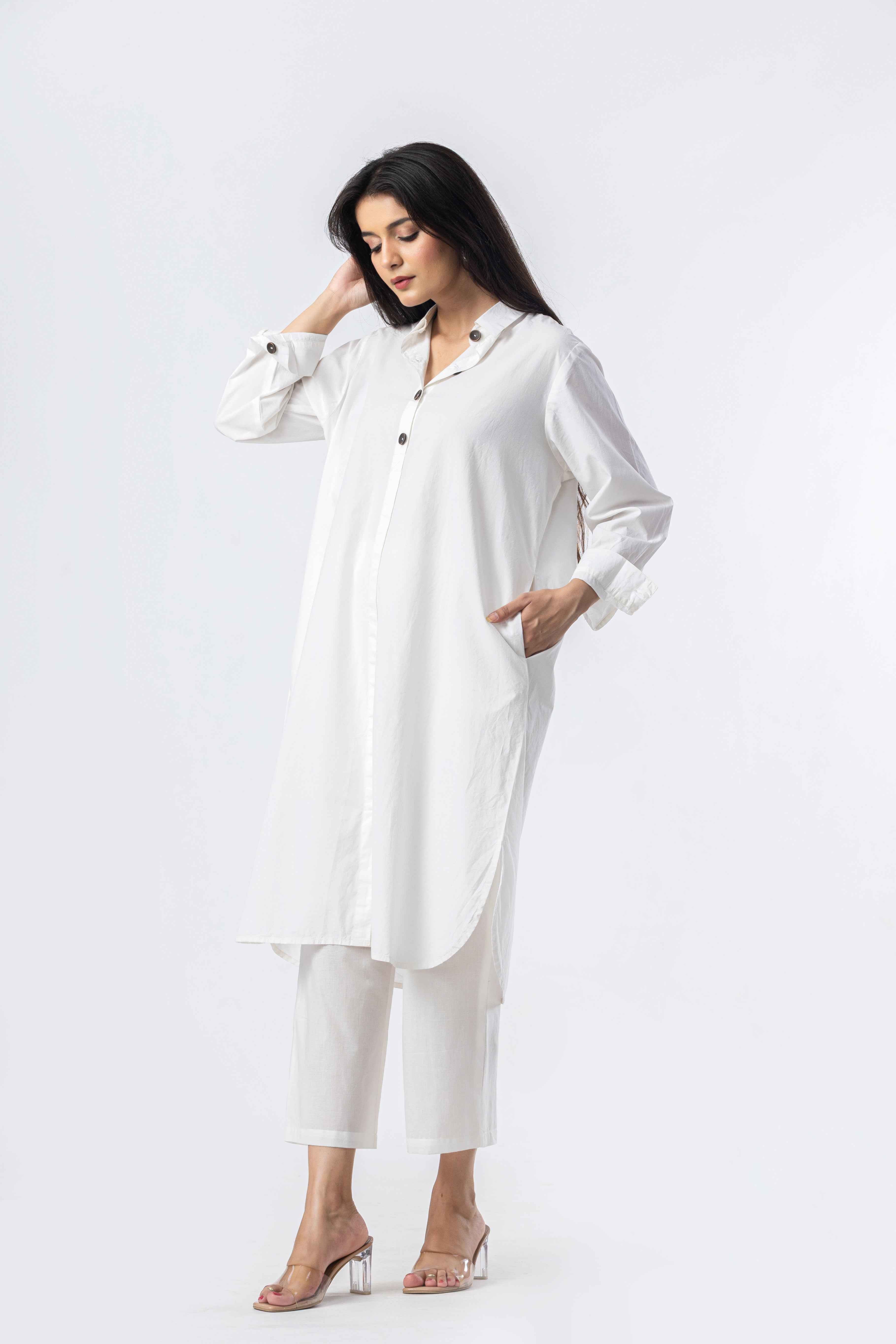 Ivory Cotton Co-ord Set