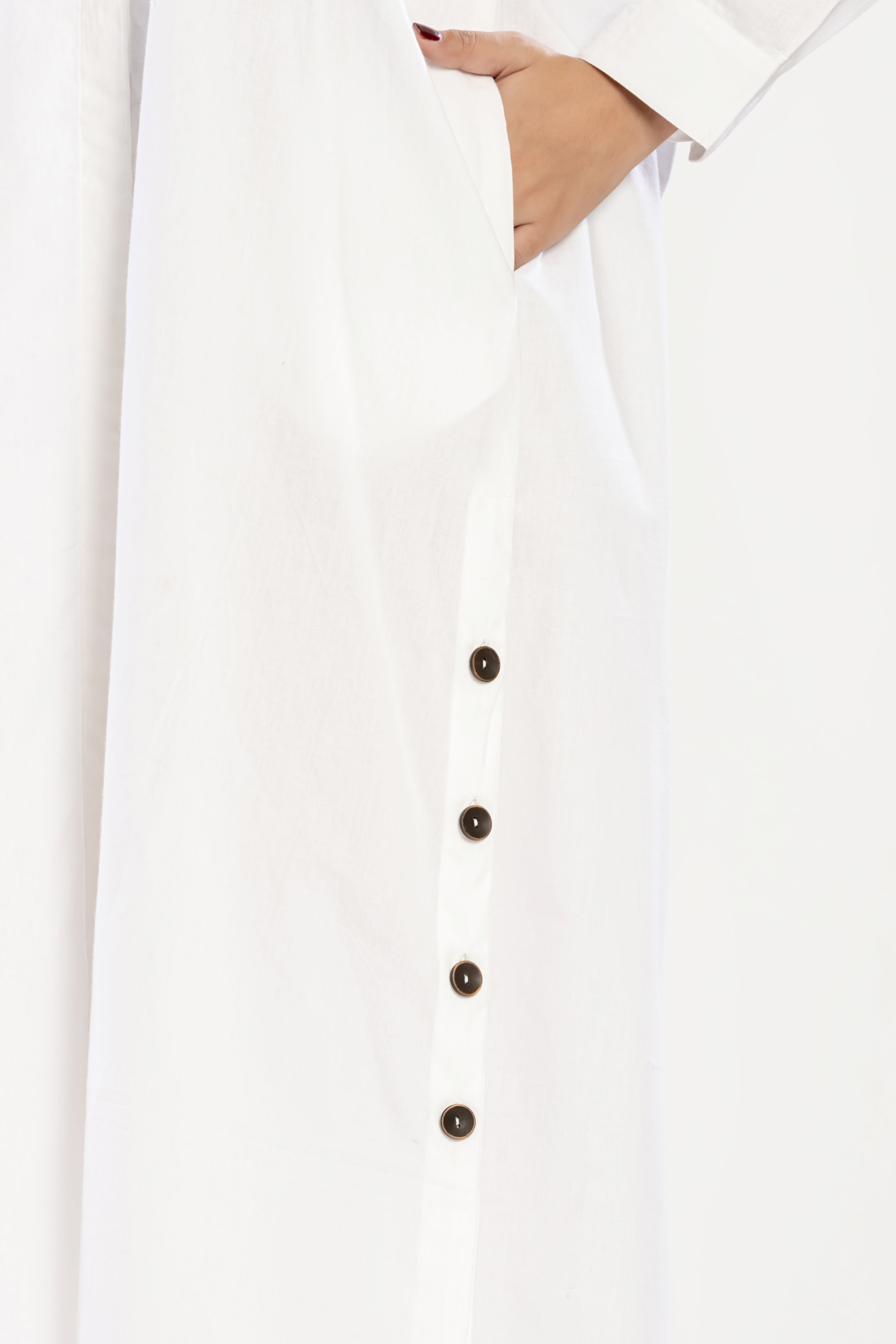 Cotton Poplin Shirt Dress