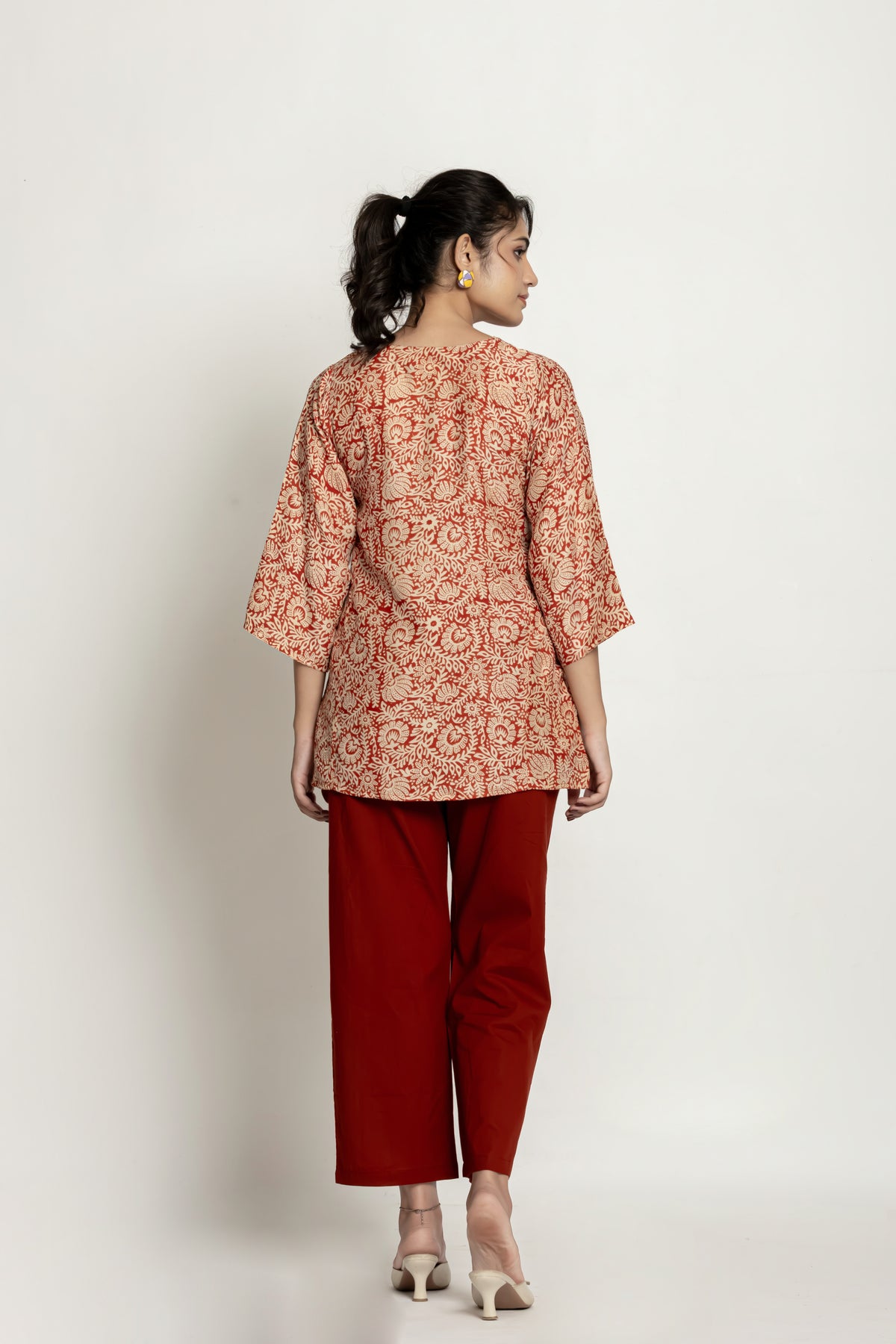 Printed Muslin Top