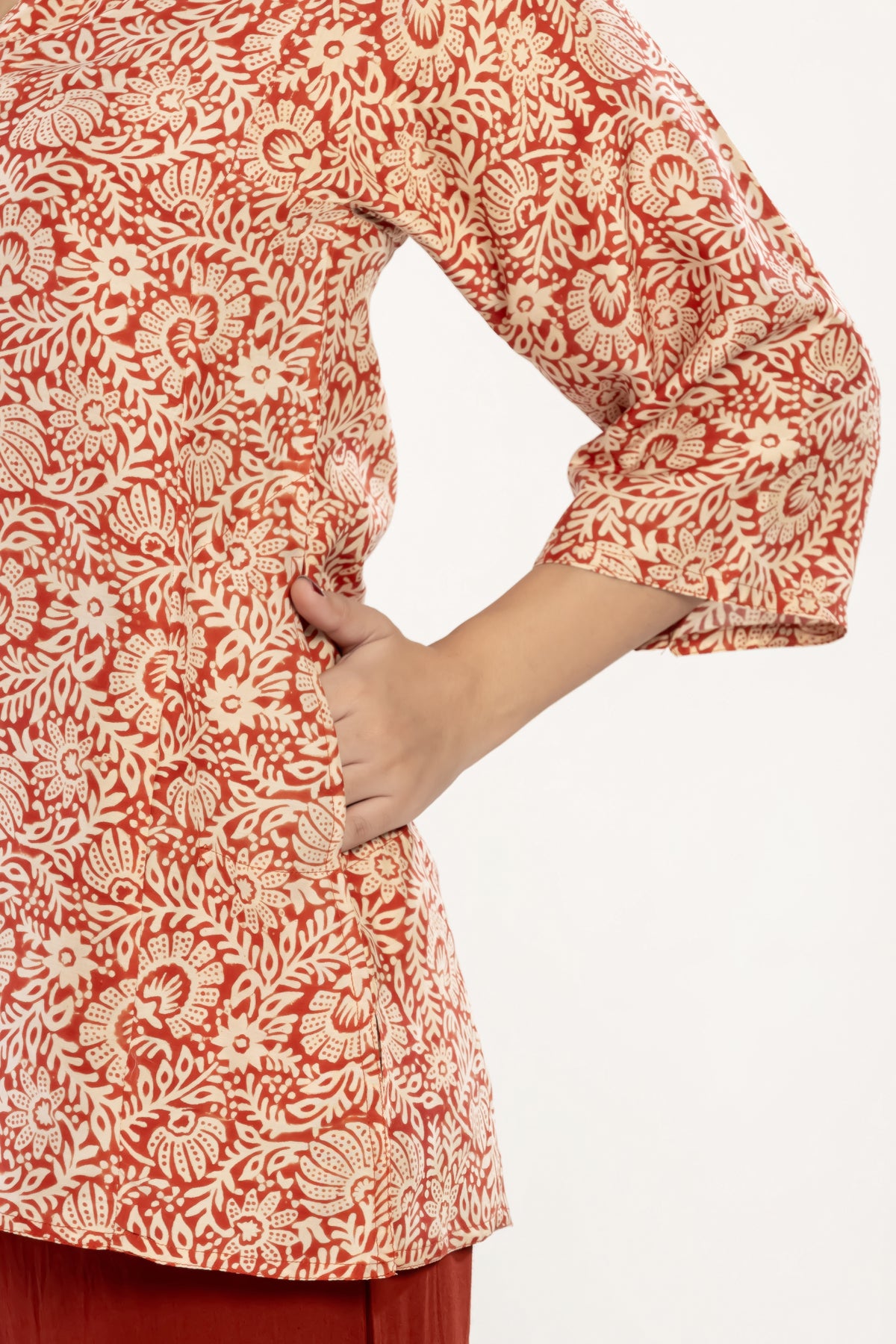 Printed Muslin Top