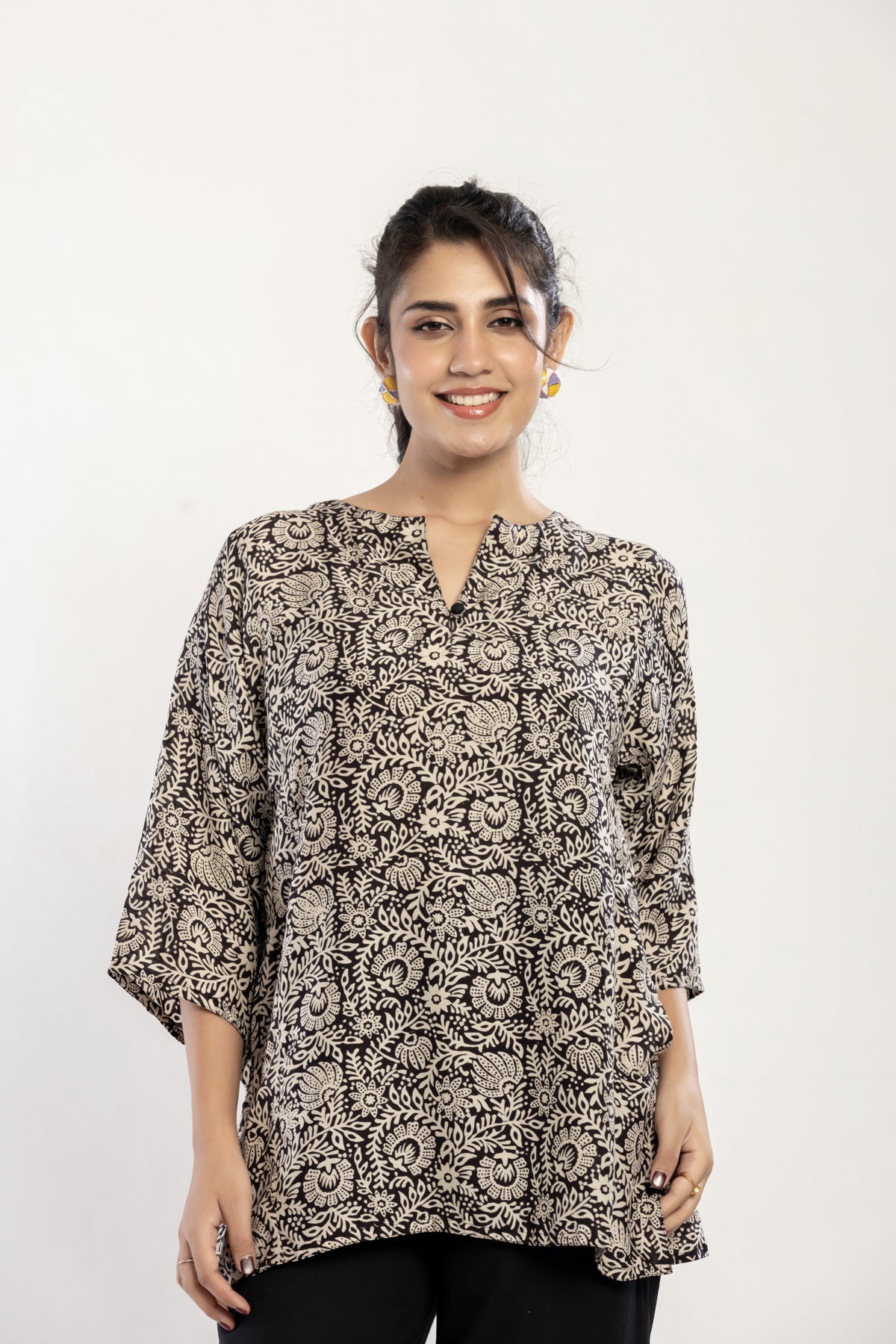 Printed Muslin Top