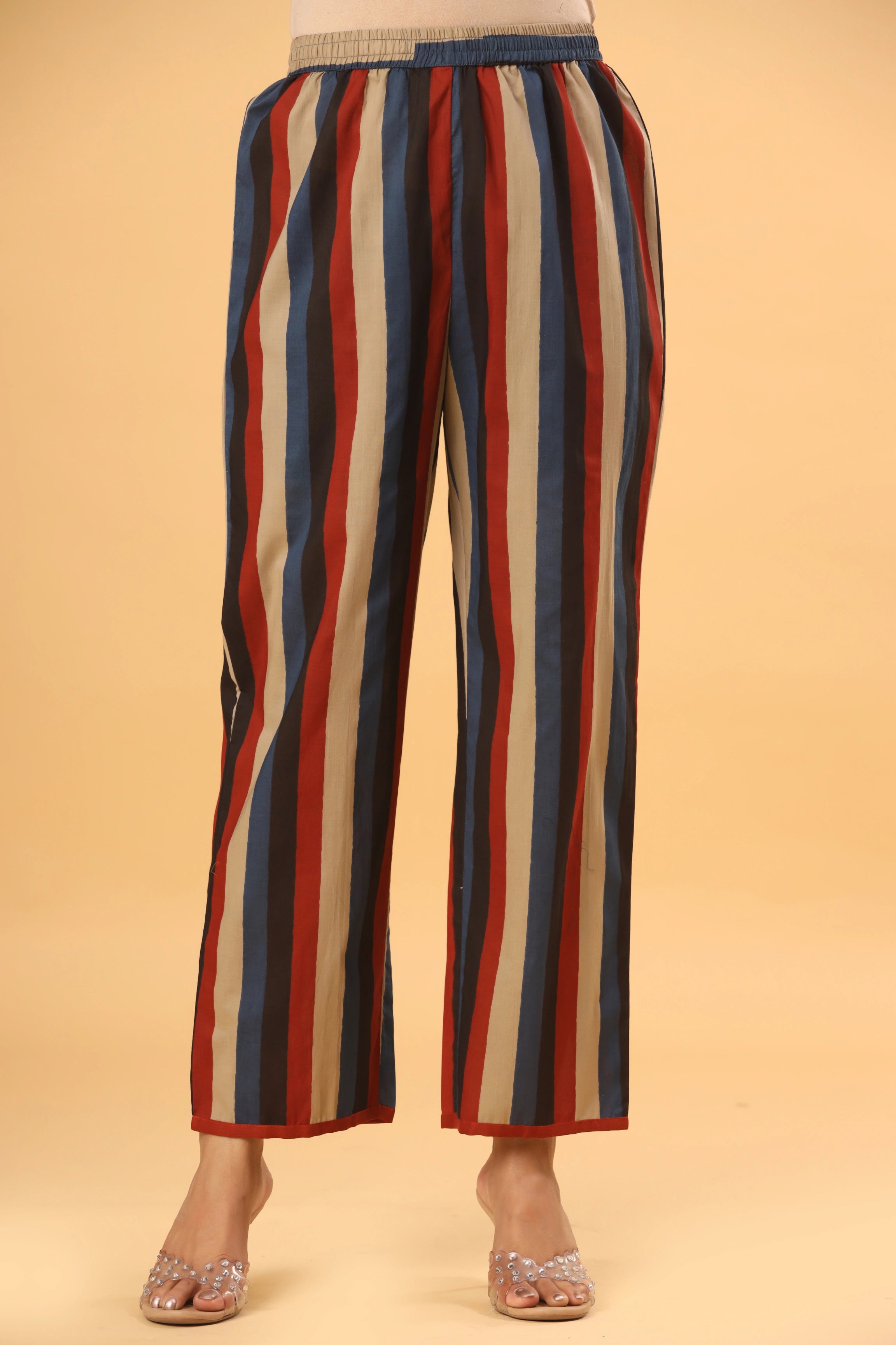 Neel A-line Kurta (Pants included)