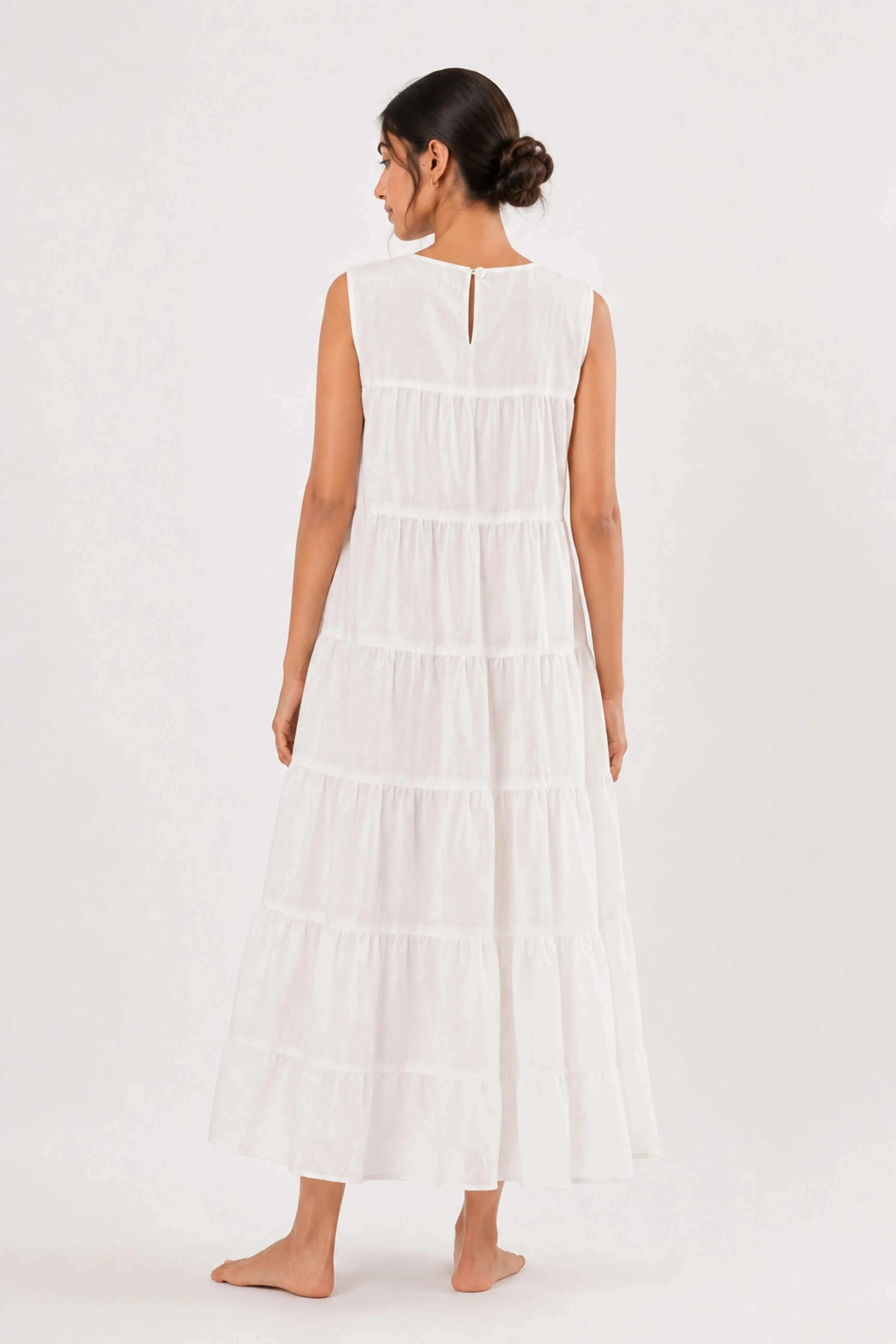 Tiered Cotton Dress