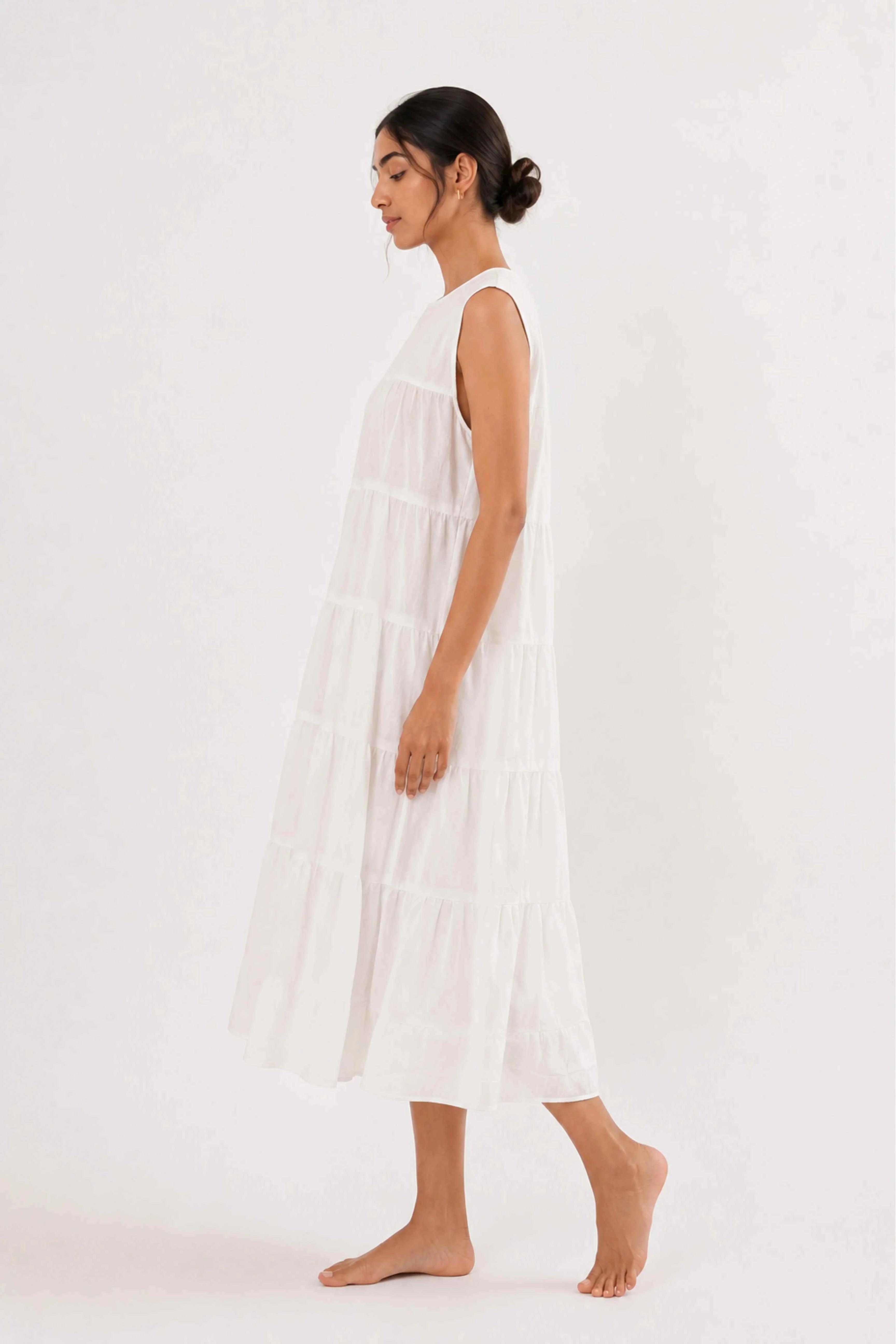 Tiered Cotton Dress